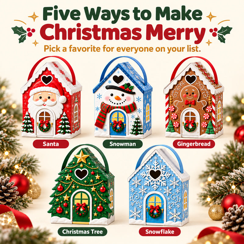 Christmas House Gift Boxes