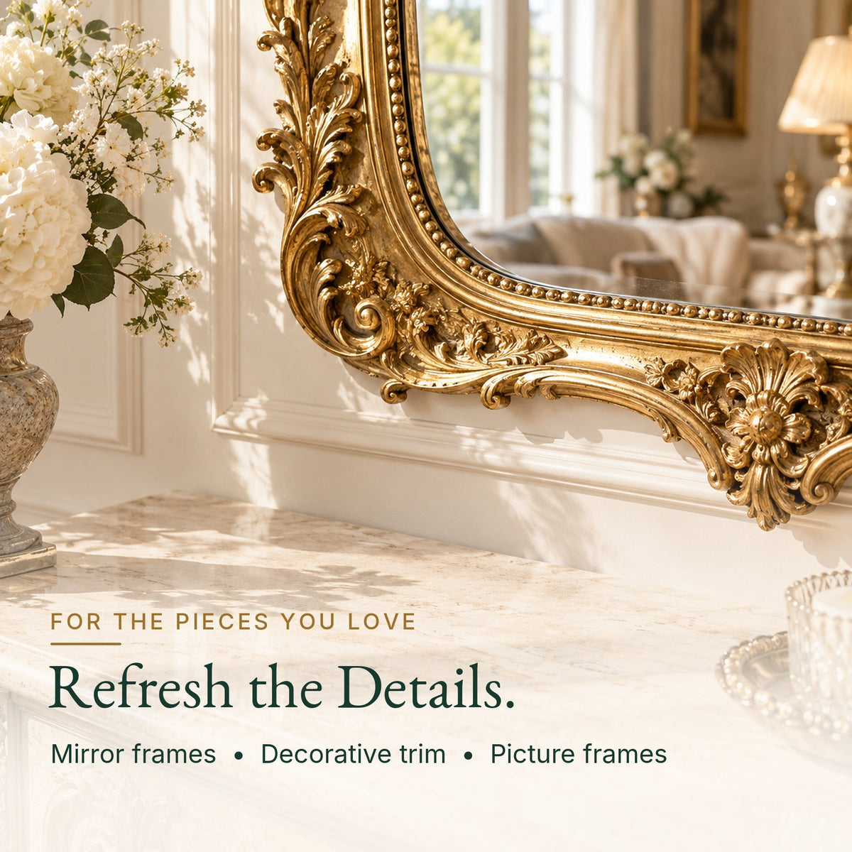 🎁 BUY 1 GET 1 FREE | Metallic Gold Touch-Up Paste: Restore Faded Gold Accents & Bring New Life to Your Furniture ✨