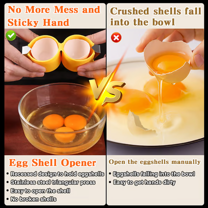 🔥🔥Limited-time 😮‍💨 Buy 1 Get 1 Free ！！！🍳 Quick Egg Cracker Tool – Open Hundreds Of Eggs Faster & Cleaner 🔥