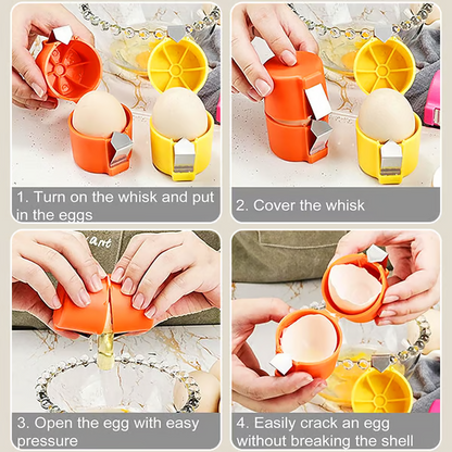 🔥🔥Limited-time 😮‍💨 Buy 1 Get 1 Free ！！！🍳 Quick Egg Cracker Tool – Open Hundreds Of Eggs Faster & Cleaner 🔥