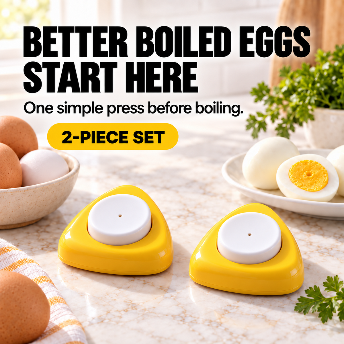 🔥Last Day of the Sale 🔥 Buy 3, Get 3 FREE — Just $4.50 Each | Egg Piercer for Easier Peeling