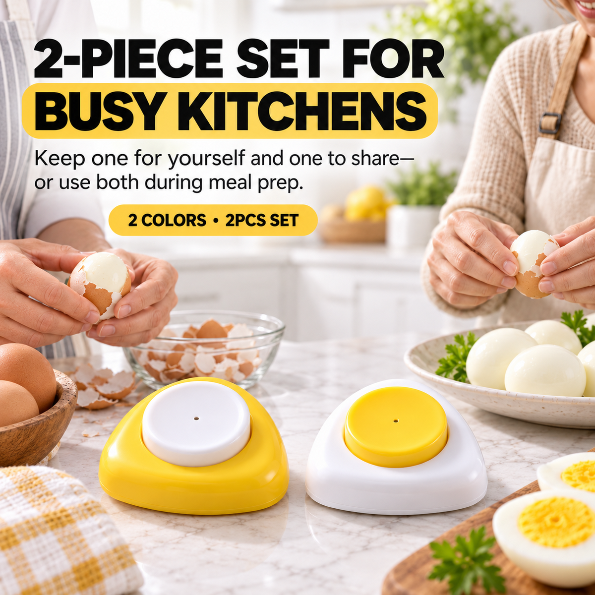 🔥Last Day of the Sale 🔥 Buy 3, Get 3 FREE — Just $4.50 Each | Egg Piercer for Easier Peeling