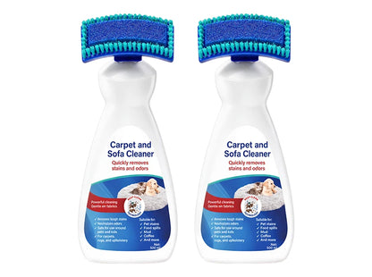 No-Wash Carpet & Sofa Cleaner with Brush