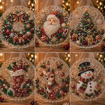 🎄Christmas DIY Diamond Painting Hanging Ornament Kit💎