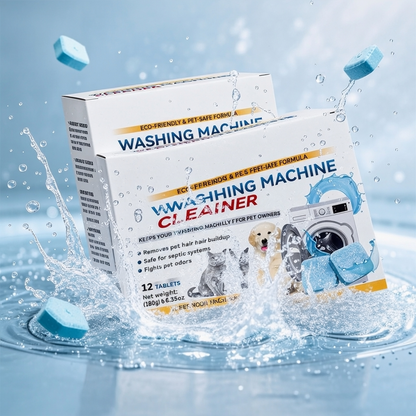 🔥 Powerful Washer Deep Cleaner Tablets – Eliminate Hidden Bacteria & Bad Smells Fast