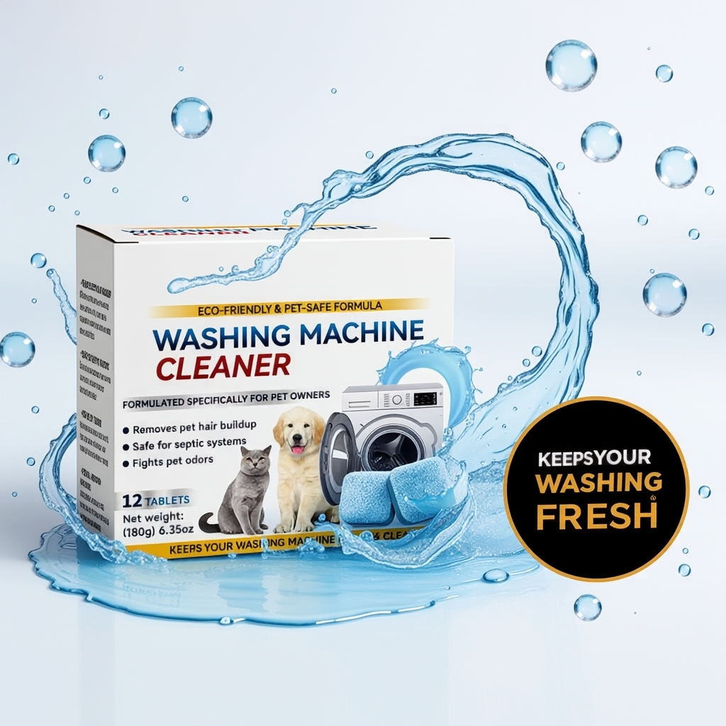 🔥 Powerful Washer Deep Cleaner Tablets – Eliminate Hidden Bacteria & Bad Smells Fast