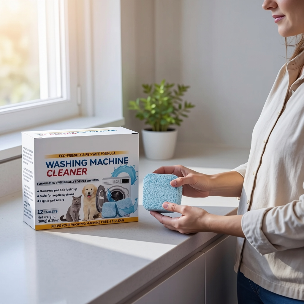🔥 Powerful Washer Deep Cleaner Tablets – Eliminate Hidden Bacteria & Bad Smells Fast