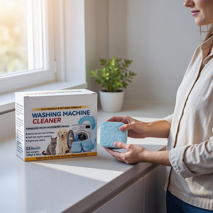 🔥 Powerful Washer Deep Cleaner Tablets – Eliminate Hidden Bacteria & Bad Smells Fast