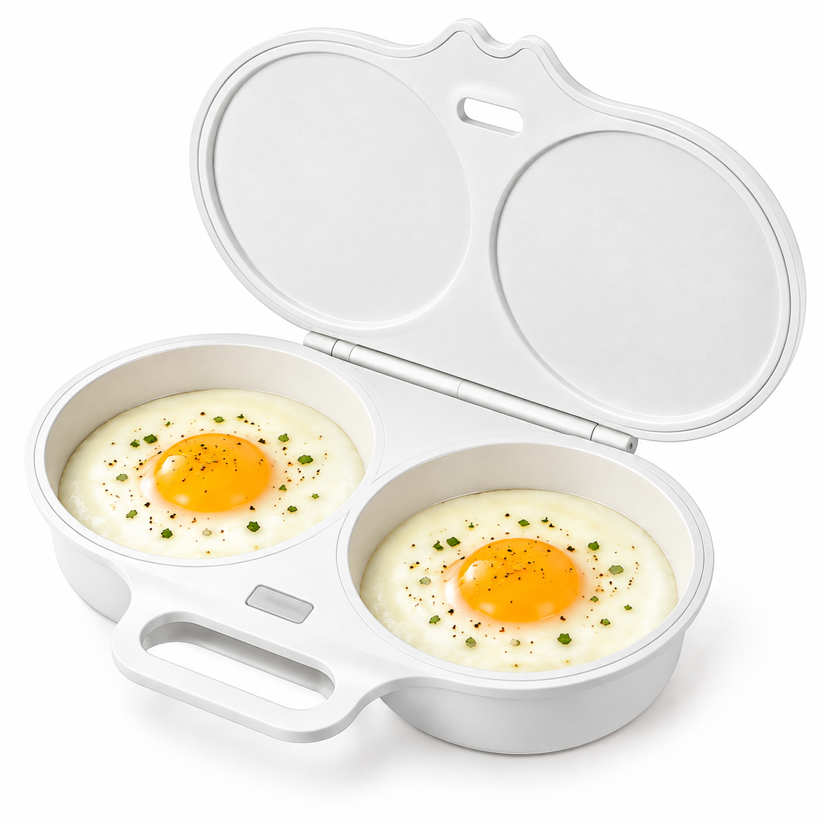 🎁 BUY 1 GET 1 FREE! Microwave Egg Poacher – 2 Eggs in Minutes, No Pan & Easy Cleanup 🍳⚡