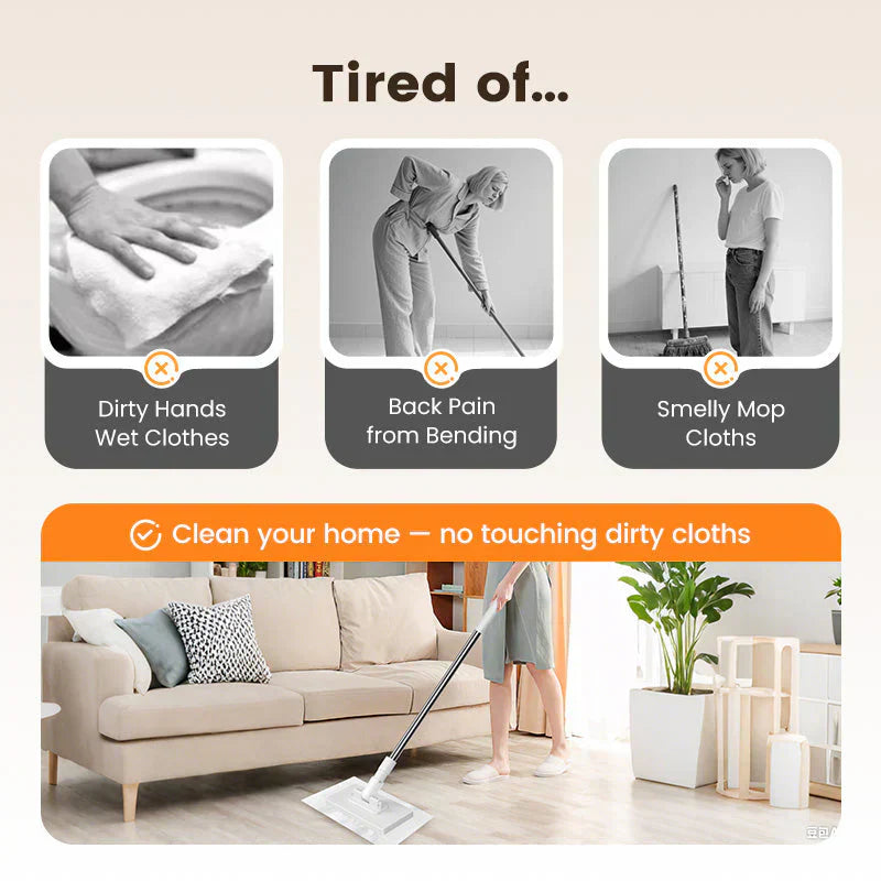 Reusable Flat Mop System