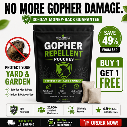 Gopher Repellent Pouches
