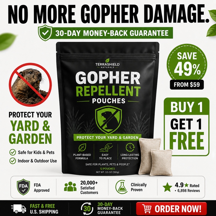 Gopher Repellent Pouches