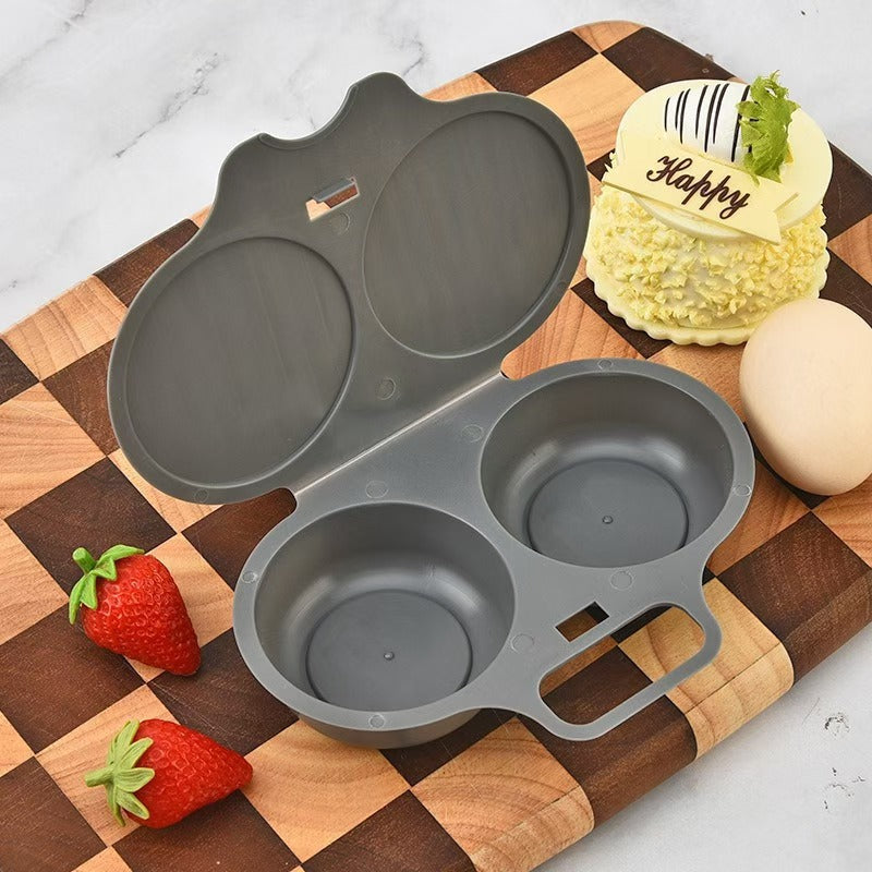 🎁 BUY 1 GET 1 FREE! Microwave Egg Poacher – 2 Eggs in Minutes, No Pan & Easy Cleanup 🍳⚡