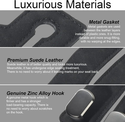 2‐Pack Car Purse Hook, Purse Hook for Car Seats Headrest, Car Seat Hooks 🚗
