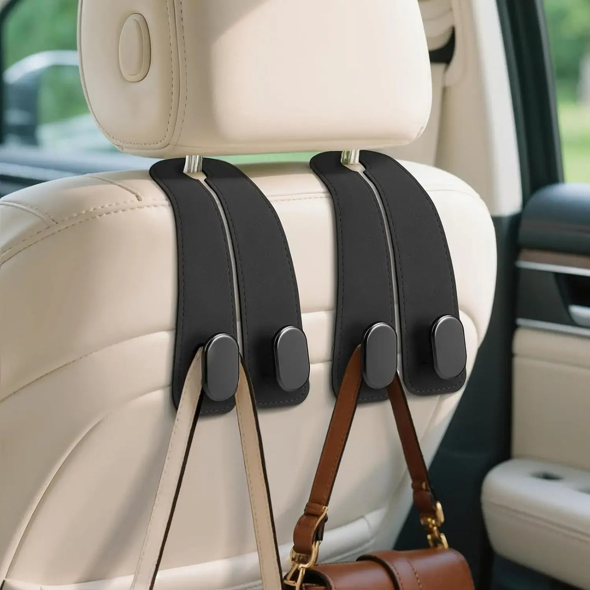 2‐Pack Car Purse Hook, Purse Hook for Car Seats Headrest, Car Seat Hooks 🚗
