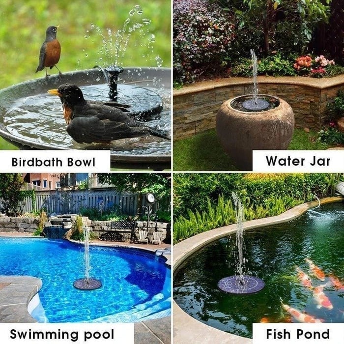 🔥Solar Fountain
