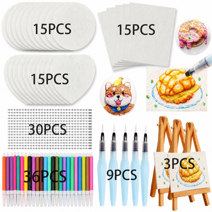 Magic Puffy Art Kit for Kids | 41-Piece Screen-Free Craft