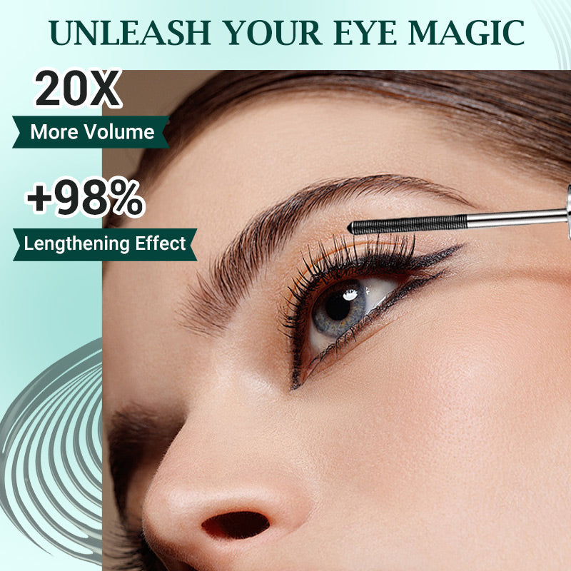 Amplify Lashes Instantly! No-Clump Waterproof Metal-Wand Mascara
