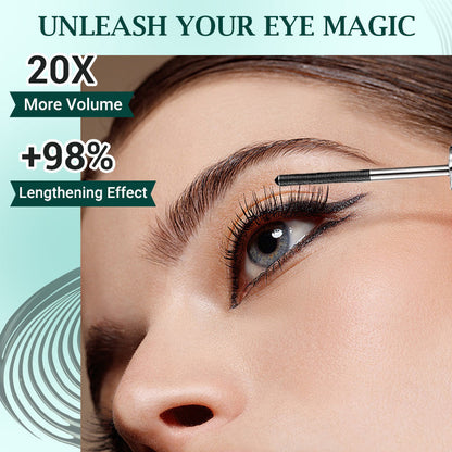 Amplify Lashes Instantly! No-Clump Waterproof Metal-Wand Mascara