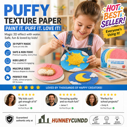Magic Puffy Art Kit for Kids | 41-Piece Screen-Free Craft