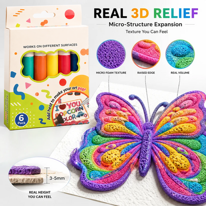 🔥Save 50% by ordering today丨3D Relief Art Pen – Turn Flat Drawings Into Touchable 3D Art🪄