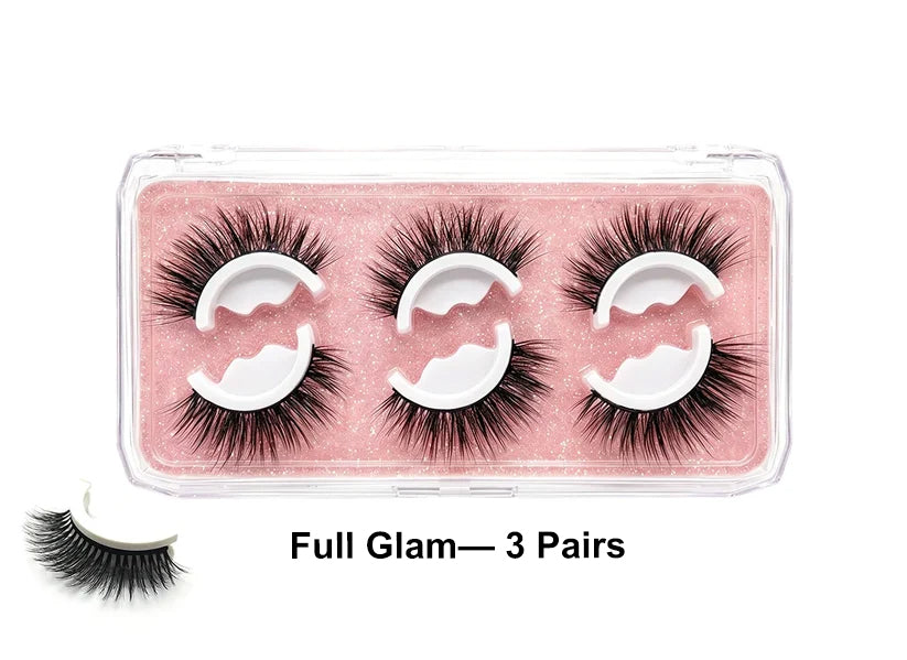 Reusable Self-Adhesive False Eyelashes