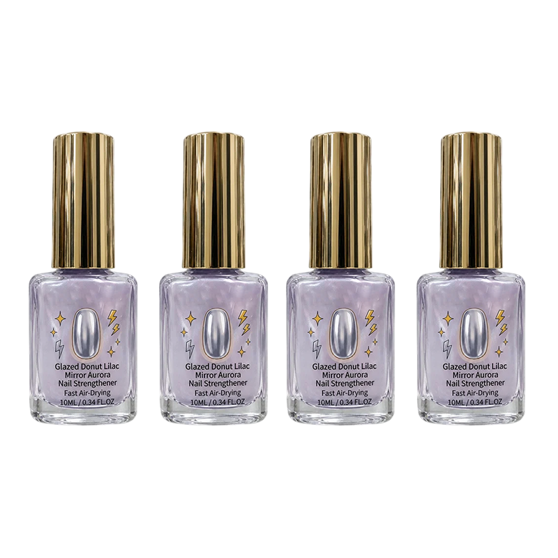 🔥Last Day Buy 1 Get 1 Free 🔥💜✨Lilac Glossy Mirror Nail Strengthener