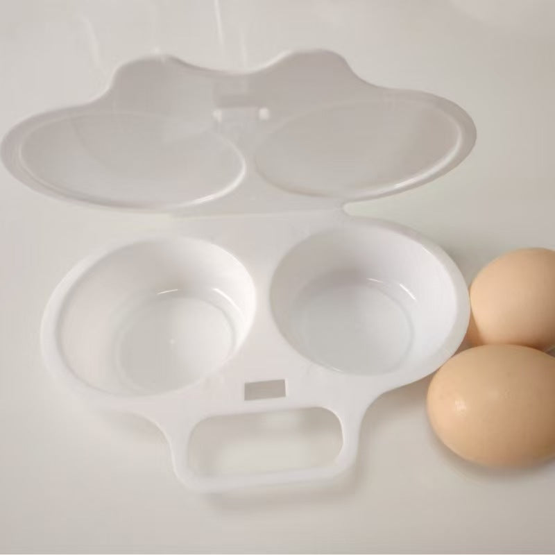 🎁 BUY 1 GET 1 FREE! Microwave Egg Poacher – 2 Eggs in Minutes, No Pan & Easy Cleanup 🍳⚡