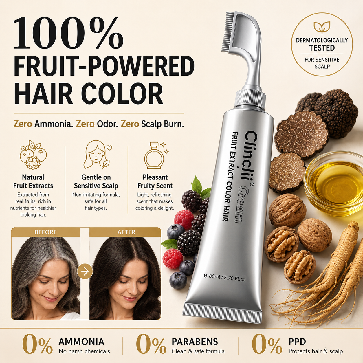 📢📢BUY 2 GET 1 FREE !! ⏰Vibrant, Long-Lasting Hair Color (With ZERO Damage!) ✨