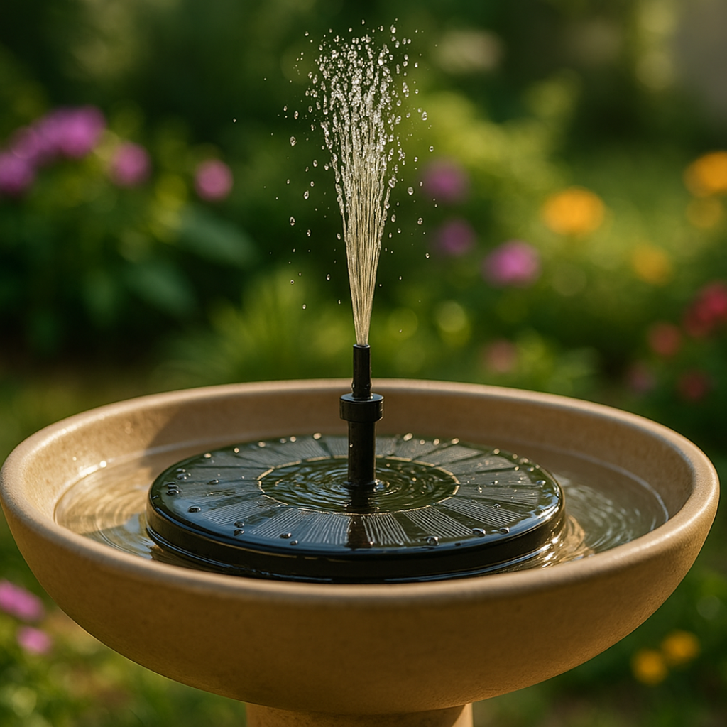 TAILEDEN™ Solar Garden Fountain – Eco-Friendly Outdoor Water Feature