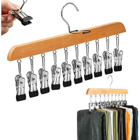 10 Clip Closet Hanger