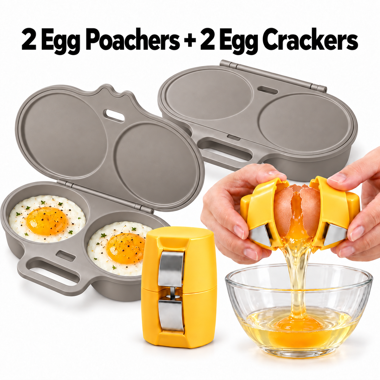 🔥🔥Microwave Egg Kit – 4-Piece Set