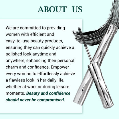 Amplify Lashes Instantly! No-Clump Waterproof Metal-Wand Mascara