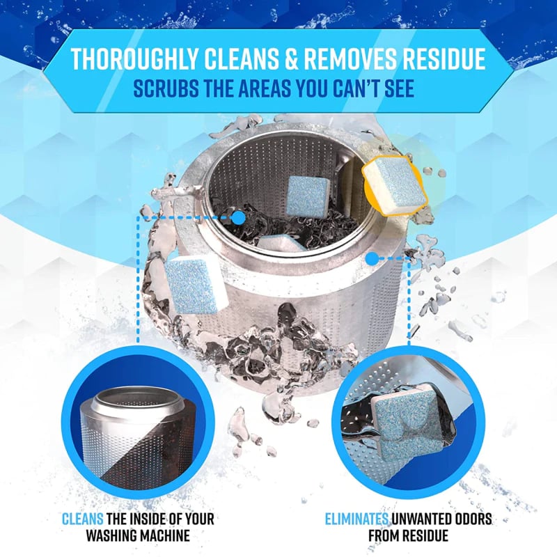 REMOVE PET HAIR & ODORS FROM YOUR WASHER