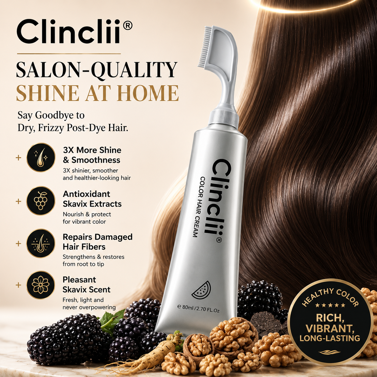 📢📢BUY 2 GET 1 FREE !! ⏰Vibrant, Long-Lasting Hair Color (With ZERO Damage!) ✨