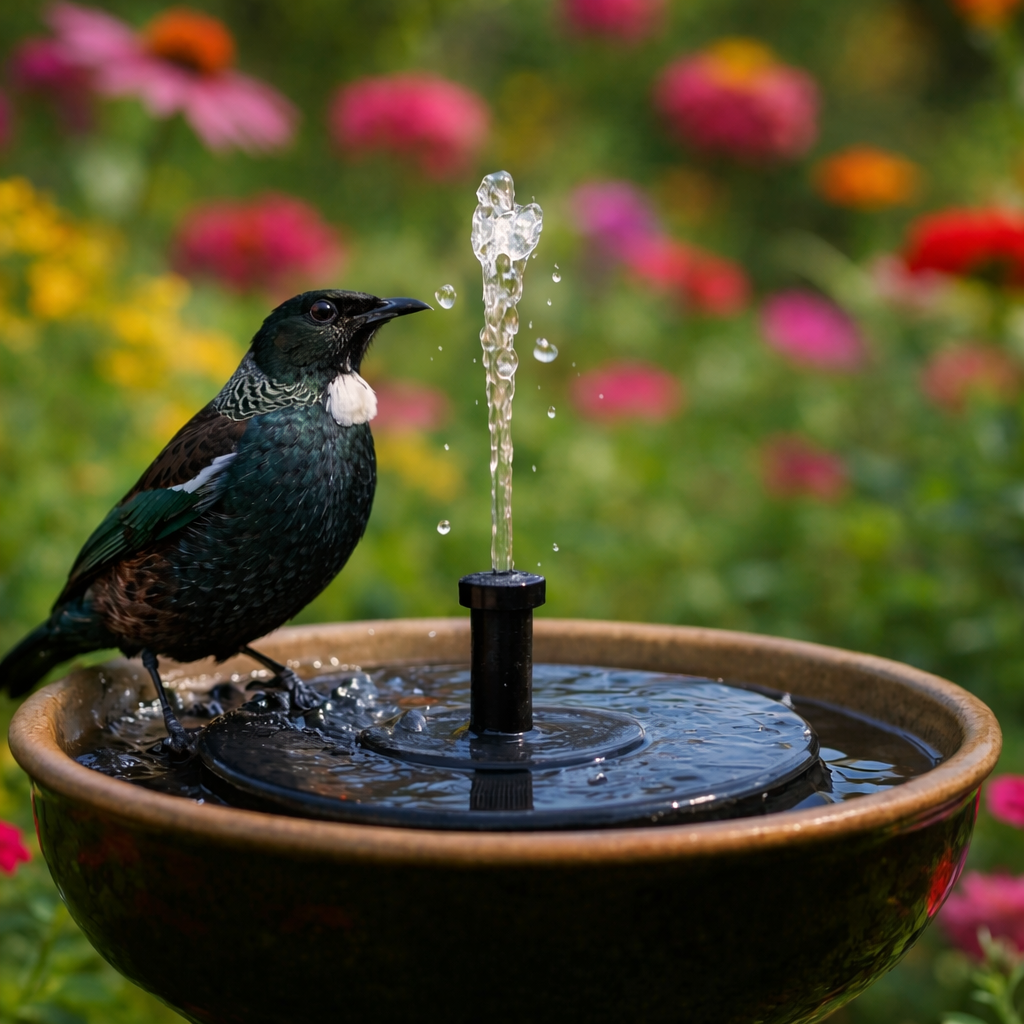 TAILEDEN™ Solar Garden Fountain – Eco-Friendly Outdoor Water Feature