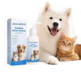 Savorselects™ Soothing Pet Ear Cleaner for Dogs & Cats – Gentle Wax, Dirt & Odor Removal