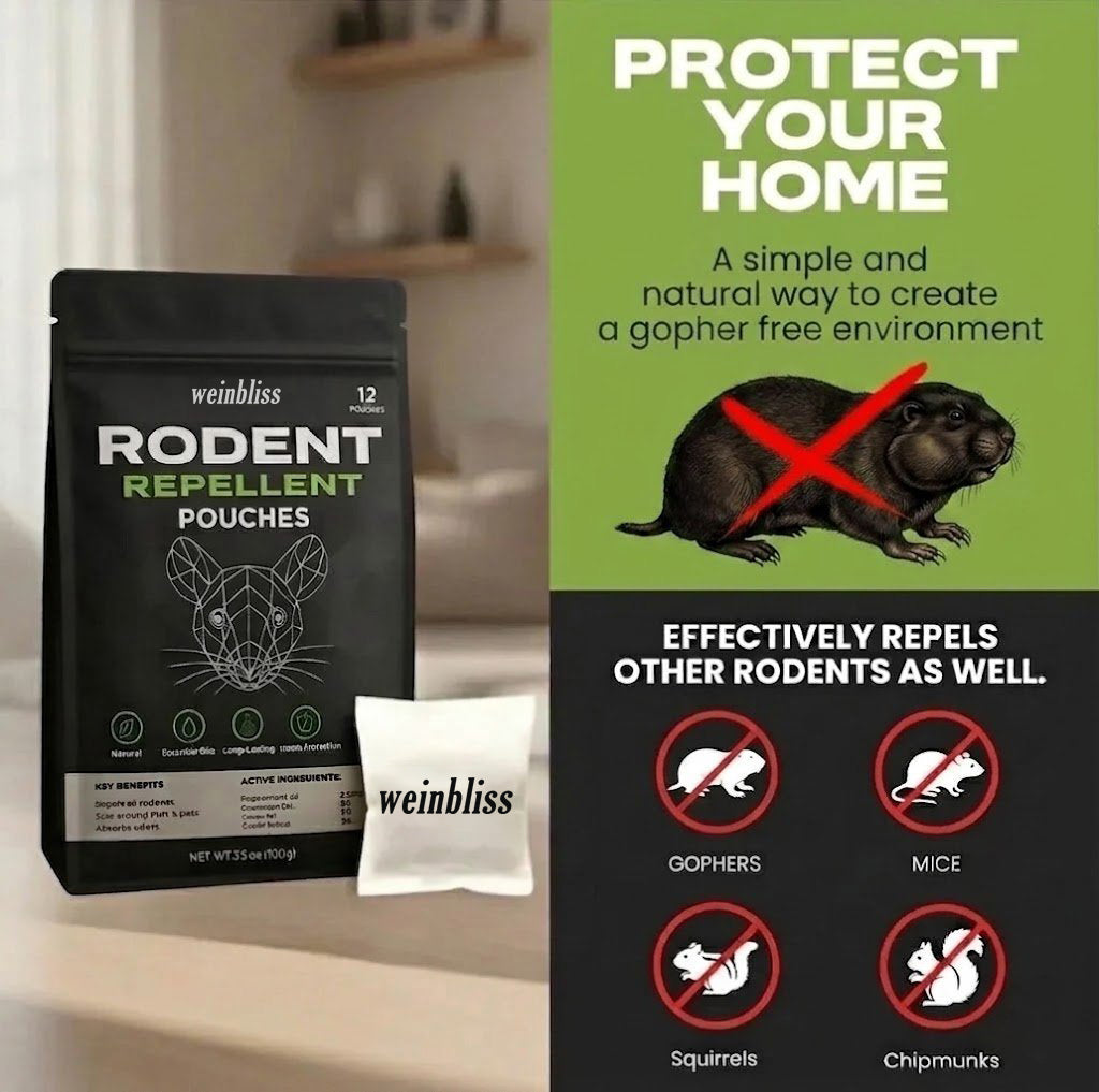 Gopher Repellent Pouches