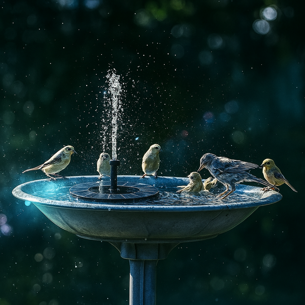 TAILEDEN™ Solar Garden Fountain – Eco-Friendly Outdoor Water Feature