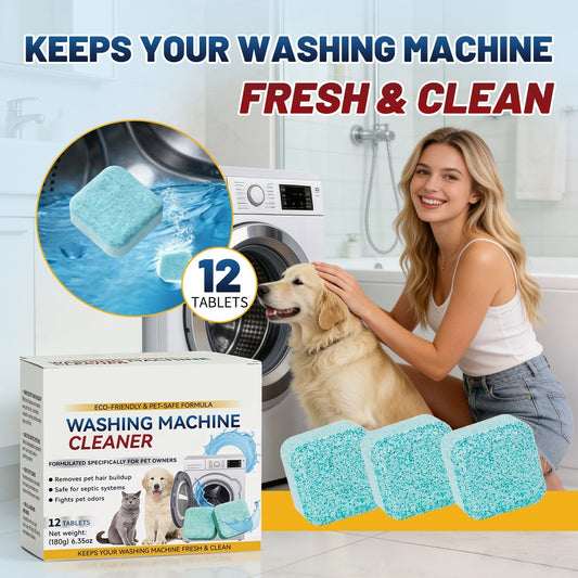REMOVE PET HAIR & ODORS FROM YOUR WASHER