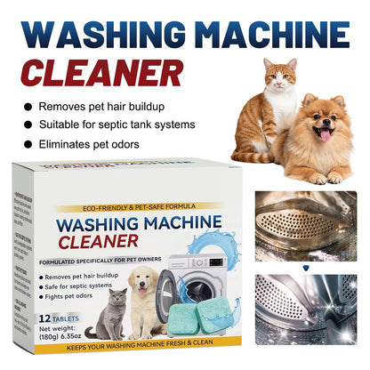 REMOVE PET HAIR & ODORS FROM YOUR WASHER