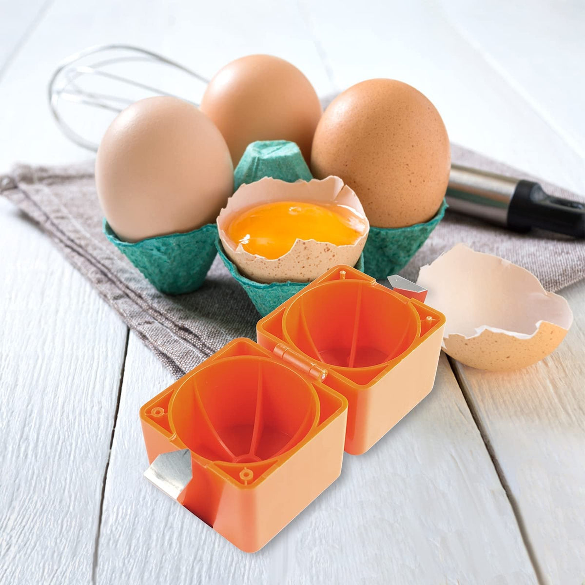 🔥🔥Limited-time 😮‍💨 Buy 1 Get 1 Free ！！！🍳 Quick Egg Cracker Tool – Open Hundreds Of Eggs Faster & Cleaner 🔥