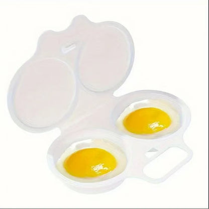 🎁 BUY 1 GET 1 FREE! Microwave Egg Poacher – 2 Eggs in Minutes, No Pan & Easy Cleanup 🍳⚡