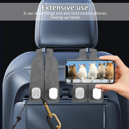 2‐Pack Car Purse Hook, Purse Hook for Car Seats Headrest, Car Seat Hooks 🚗