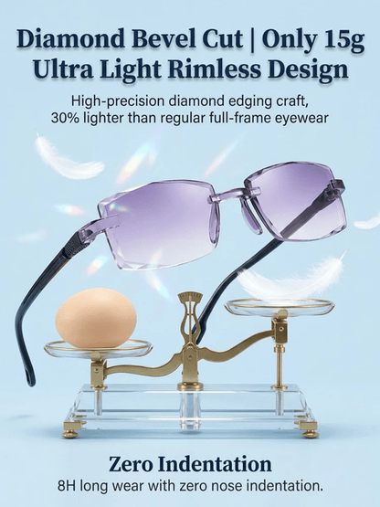 👑[Regain Your Youthful Vision] Smart Zoom Diamond-Cut Reading Glasses