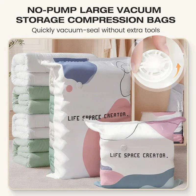 🔥No-Pump Vacuum Storage Bags