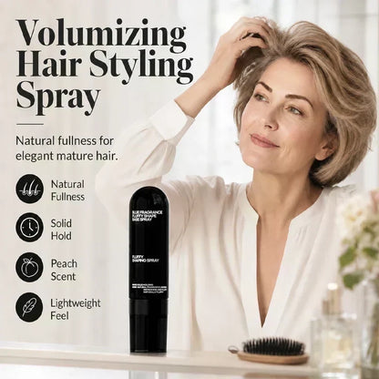⏳LIMITED-TIME 50% OFF! 🔥✨Peach-Scented Volumizing & Setting Spray – Lightweight, Bouncy Hair & Long-Lasting Hold 🍑