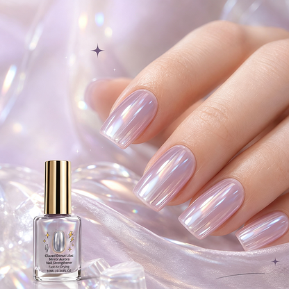 🔥Last Day Buy 1 Get 1 Free 🔥💜✨Lilac Glossy Mirror Nail Strengthener