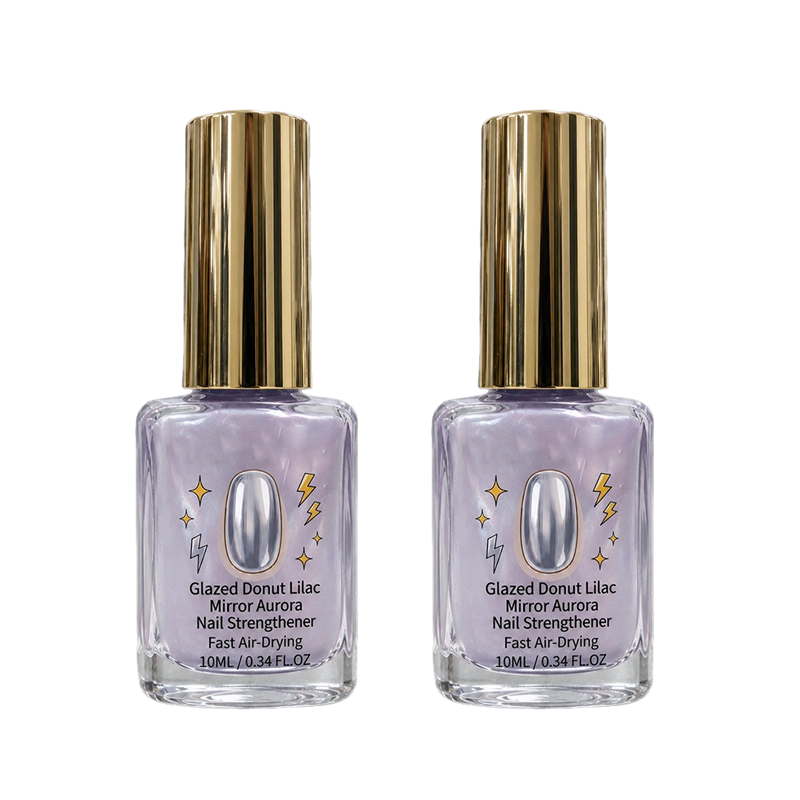 🔥Last Day Buy 1 Get 1 Free 🔥💜✨Lilac Glossy Mirror Nail Strengthener