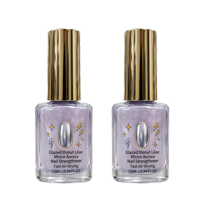 🔥Last Day Buy 1 Get 1 Free 🔥💜✨Lilac Glossy Mirror Nail Strengthener